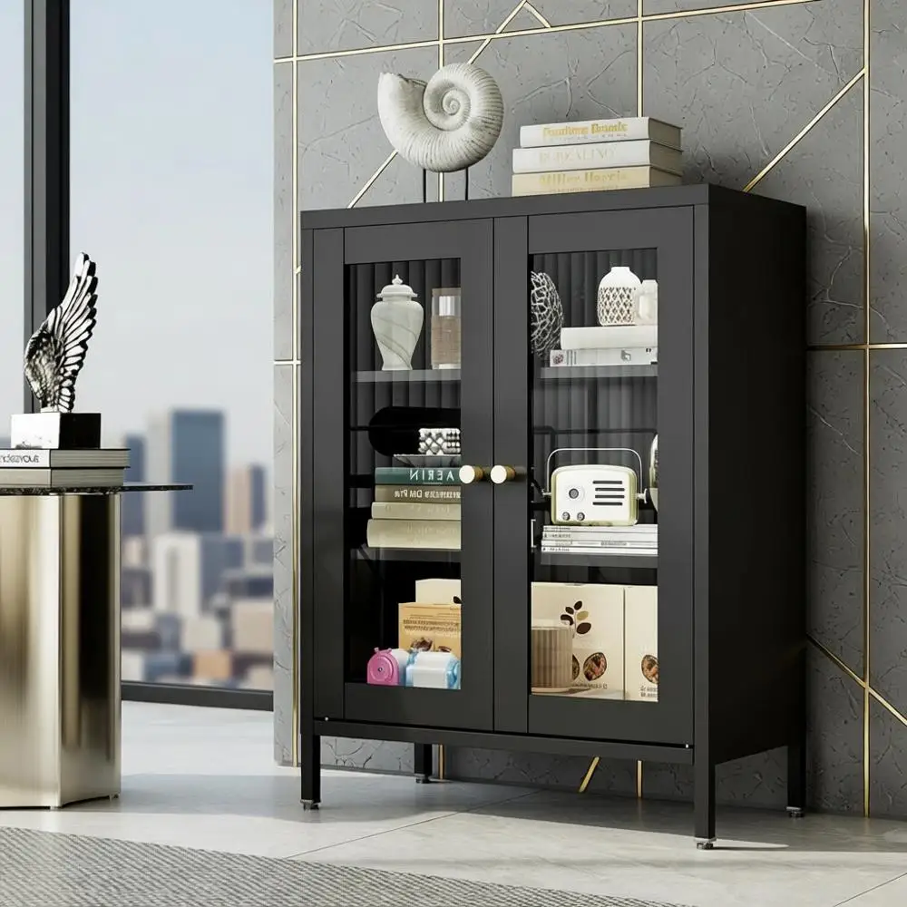 12 Deep Glass Door Metal Storage Cabinet with Two Shelves for Home Office Living Room
12 Deep Glass Door Metal Storage Cabinet with Two Shelves for Home Office Living Room