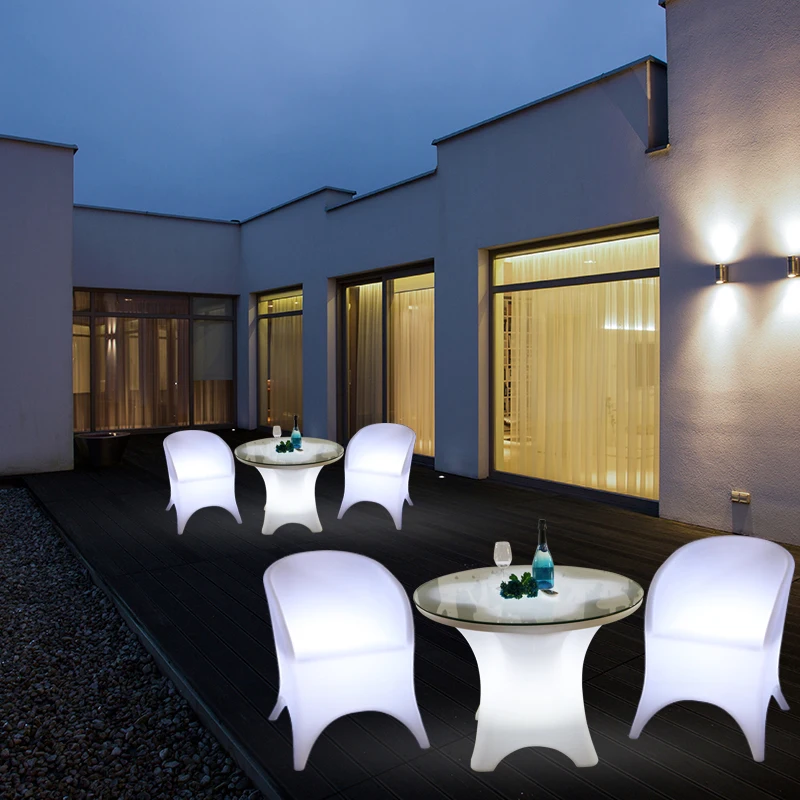 LED bar luminous round dining chairs outdoor park rotational molding furniture
LED bar luminous round dining chairs outdoor park rotational molding furniture