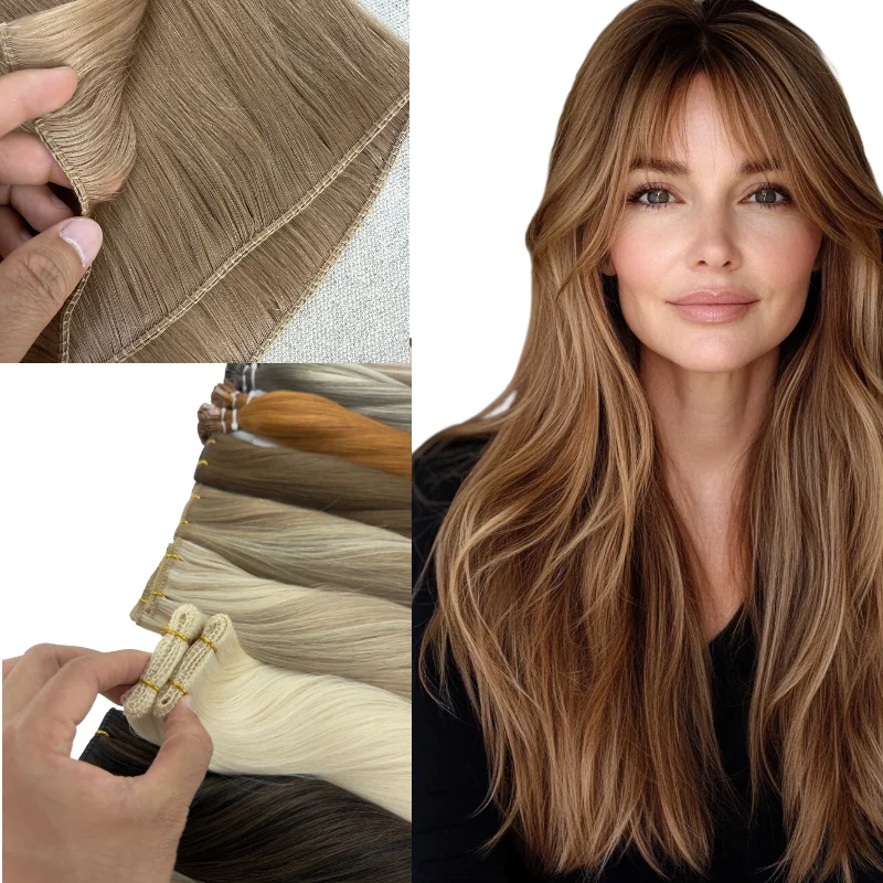 100% Human Virgin Hair Super Genius Weft 20inch 100g #8 #18 Pre Sewn Hair Wig Double Efficiency & Time Saving Wholesale
100% Human Virgin Hair Super Genius Weft 20inch 100g #8 #18 Pre Sewn Hair Wig Double Efficiency & Time Saving Wholesale