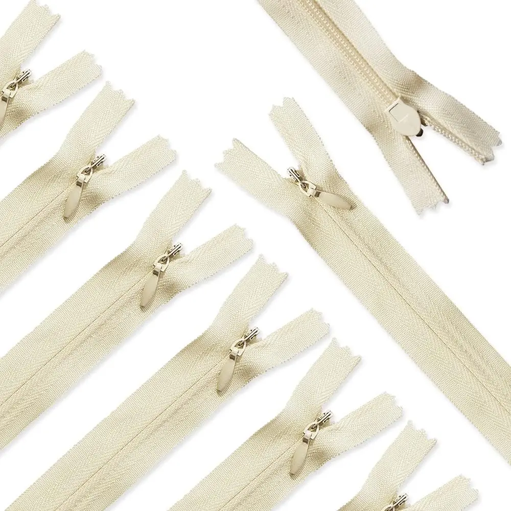 45 Pcs 21.5 Inch Nylon Invisible Zippers for Sewing Crafts and Clothing - Beige
45 Pcs 21.5 Inch Nylon Invisible Zippers for Sewing Crafts and Clothing - Beige