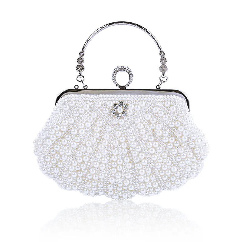 New Pearl Dinner Bag Crossbody Single oulder Wedding Banquet Clutch Bag Vintage Sle Polyester Inner ell Hardened Handbag
New Pearl Dinner Bag Crossbody Single oulder Wedding Banquet Clutch Bag Vintage Sle Polyester Inner ell Hardened Handbag