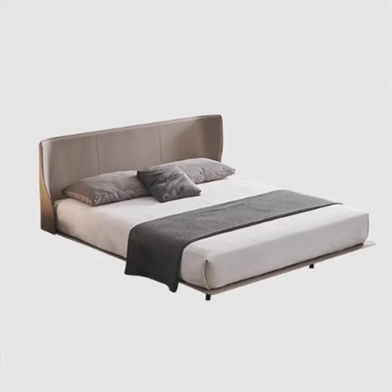 #Saddle Leather Suspended Bed Italian Minimalist Modern Simple Double Bed
#Saddle Leather Suspended Bed Italian Minimalist Modern Simple Double Bed