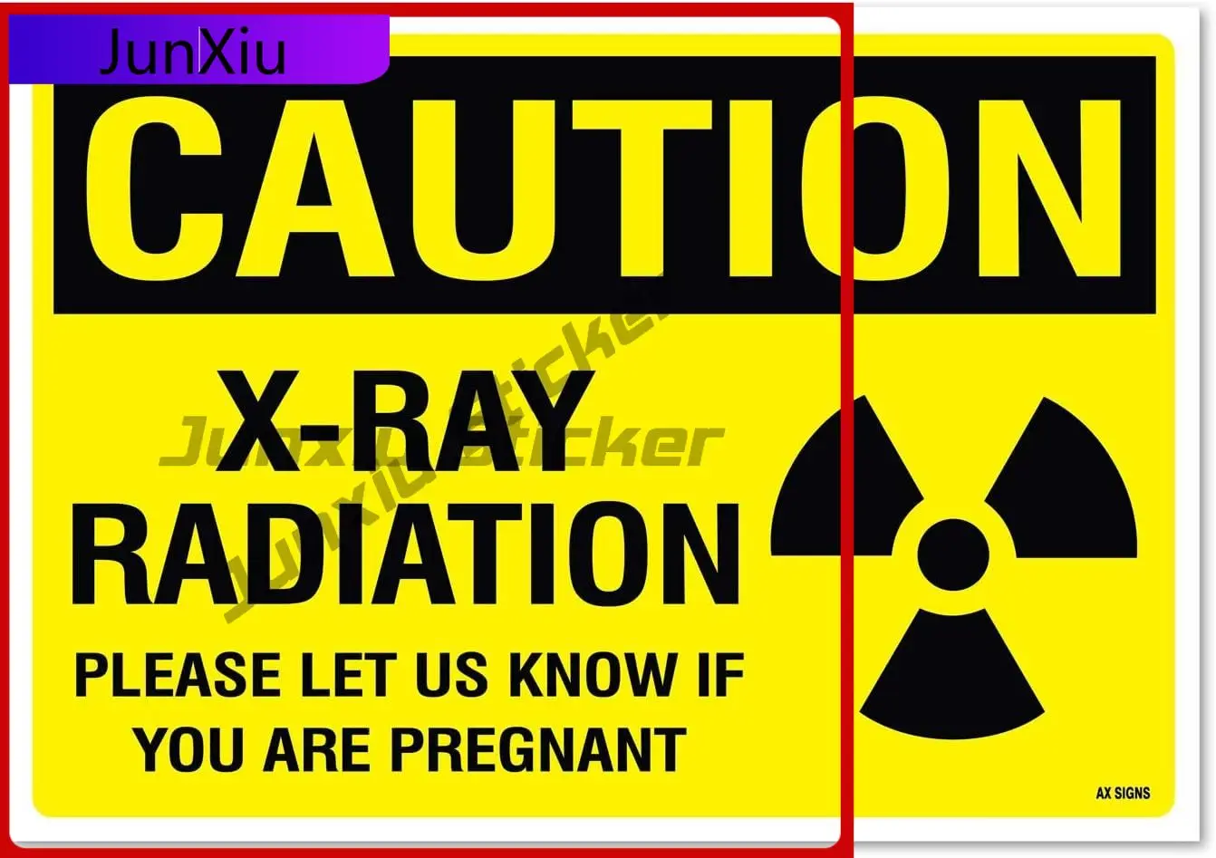 Caution: XRay Radiation Sign, Cool Car Truck Truck Truck Waterproof Walls Decal Decoration Unique Cute Aesthetic Vintage
Caution: XRay Radiation Sign, Cool Car Truck Truck Truck Waterproof Walls Decal Decoration Unique Cute Aesthetic Vintage