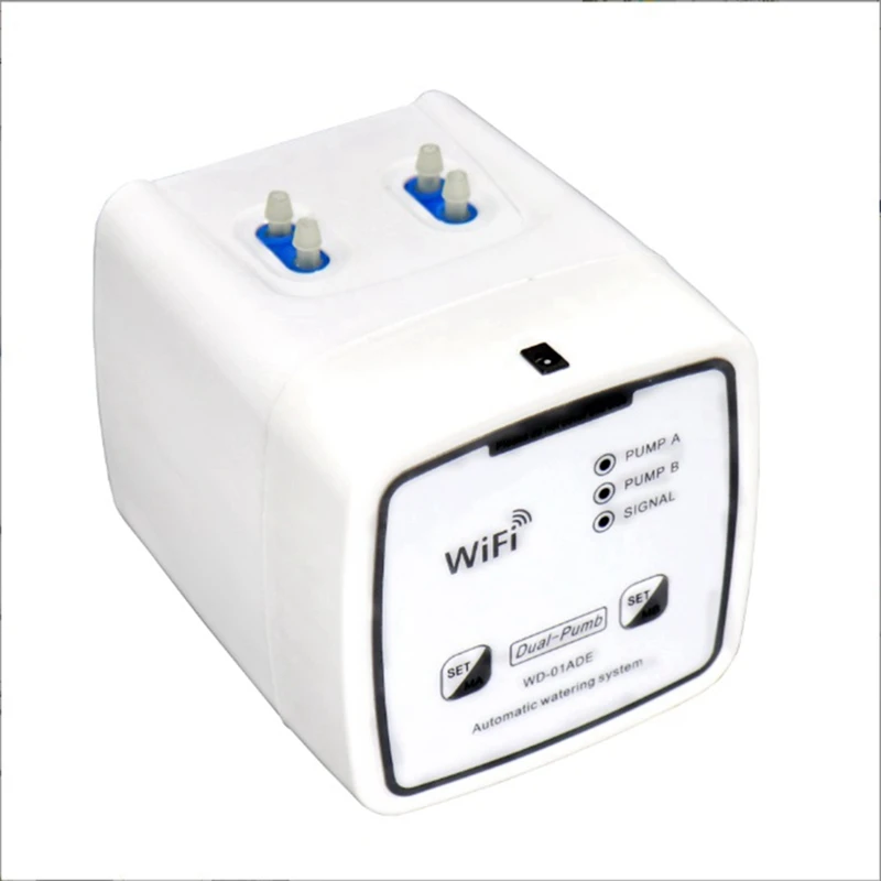 WIFI Dual Pump Controller Automatic Water Drip Irrigation Watering System Kit Mobile APP Control-Double Pump 15 Pots
WIFI Dual Pump Controller Automatic Water Drip Irrigation Watering System Kit Mobile APP Control-Double Pump 15 Pots