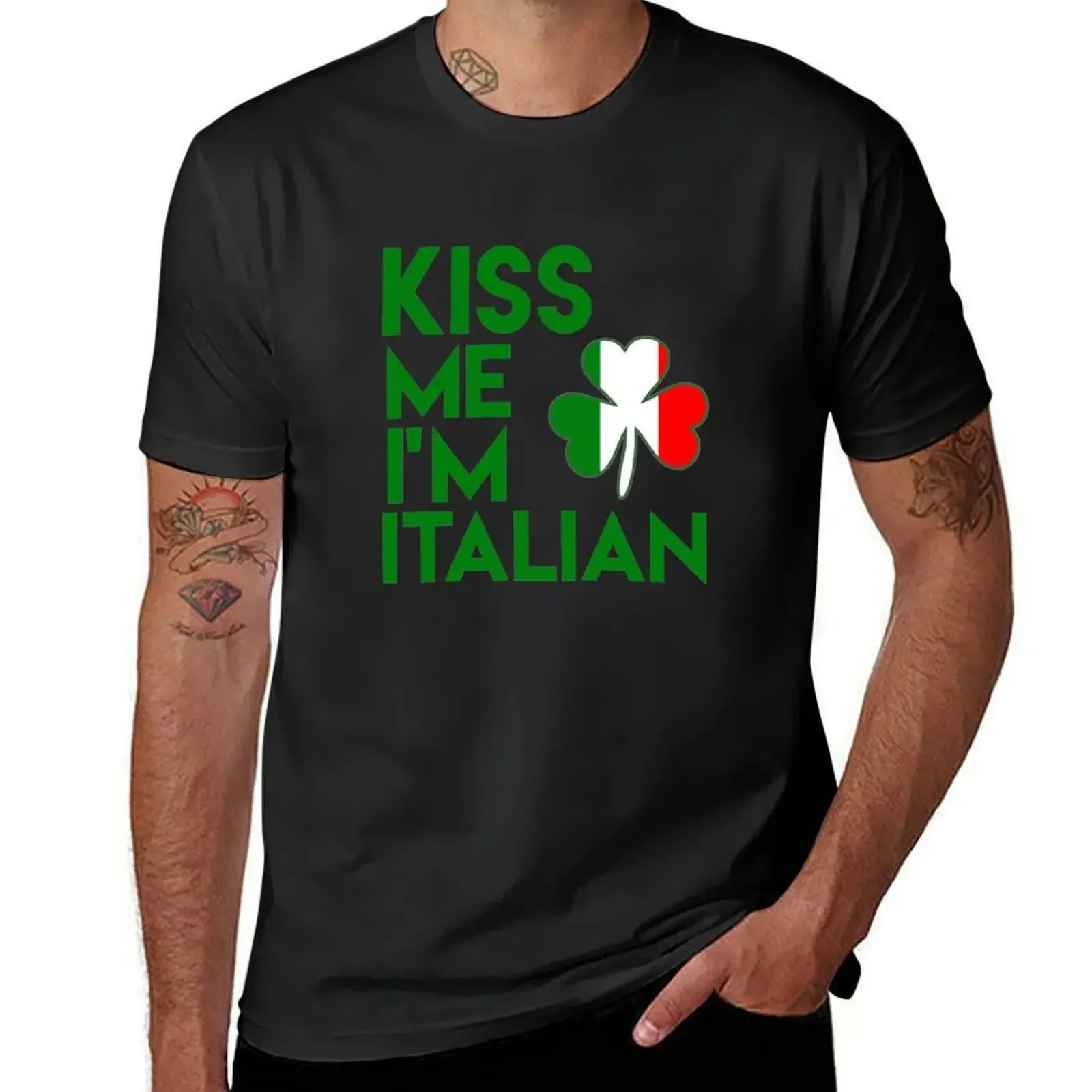 KISS ME I'M ITALIAN T-Shirt sublime sports fans summer clothes graphic t shirts compression shirt men
KISS ME I'M ITALIAN T-Shirt sublime sports fans summer clothes graphic t shirts compression shirt men