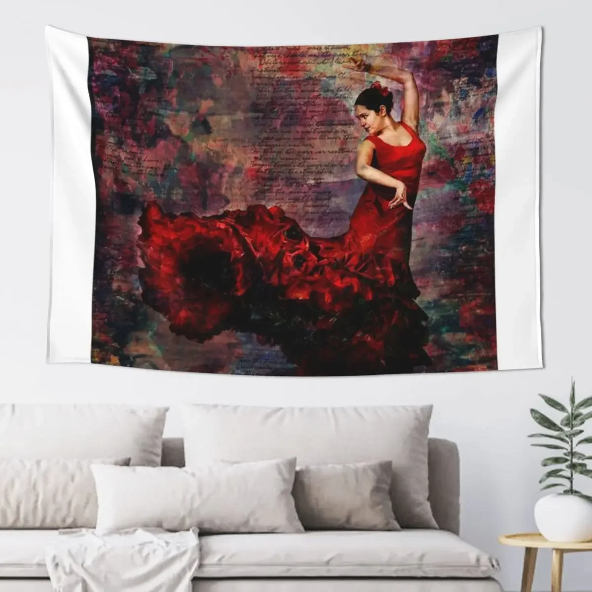 Flamenco - vibrant Spanish dancer Tapestry Room Decorations Aesthetic Room Decoration Accessories Decorative Wall Tapestry
Flamenco - vibrant Spanish dancer Tapestry Room Decorations Aesthetic Room Decoration Accessories Decorative Wall Tapestry