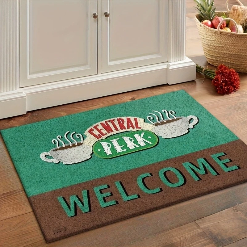 Central Perk Welcome Rug Flannel Non Slip Doormat Home Decor Soft Absorbent Floor Carpet Gift For TV Show Fans Living Room Entry
Central Perk Welcome Rug Flannel Non Slip Doormat Home Decor Soft Absorbent Floor Carpet Gift For TV Show Fans Living Room Entry