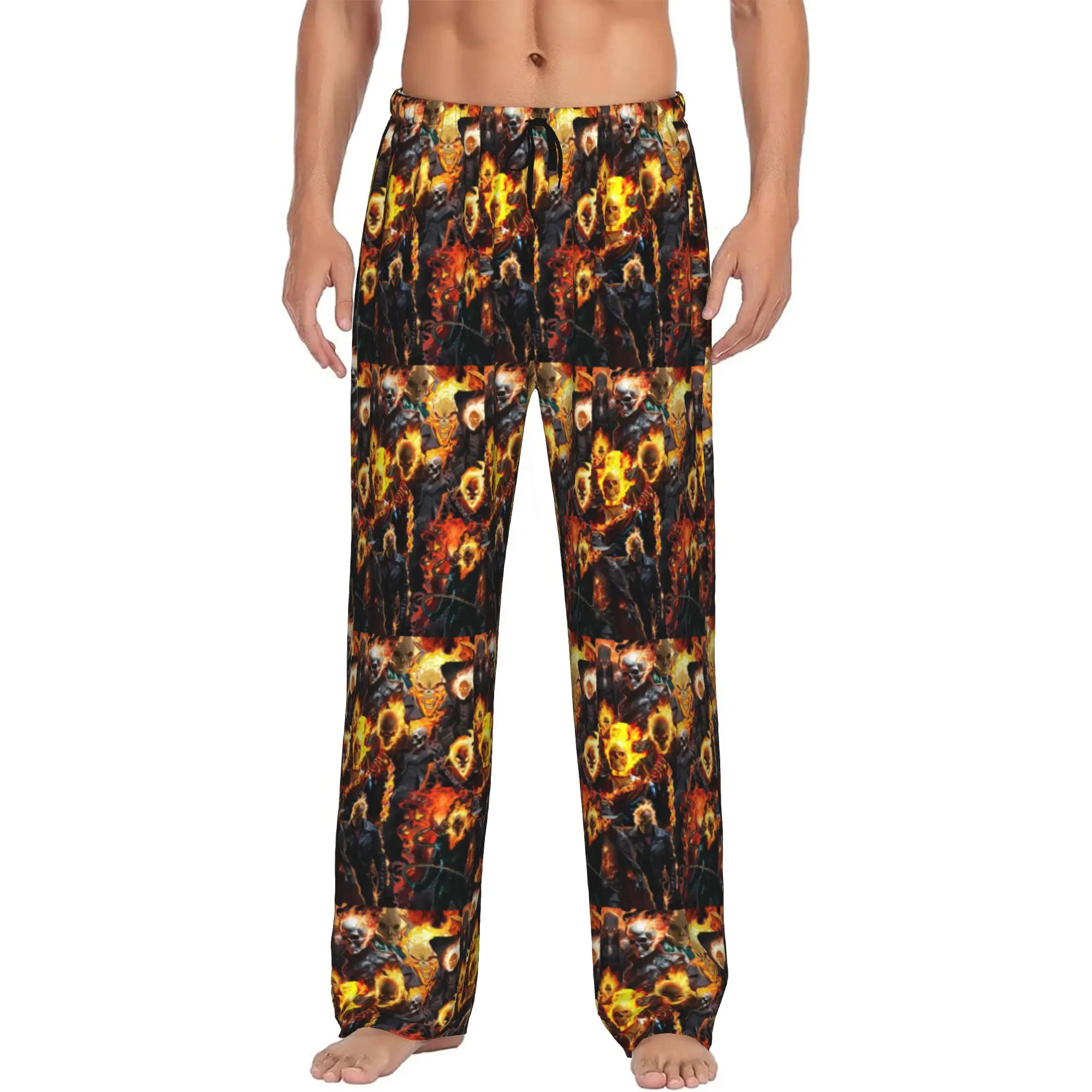 Custom Ghost Anime Ride Pajama Pants Sleepwear for Men Elastic Waistband Sleep Lounge Bottoms with Pockets
Custom Ghost Anime Ride Pajama Pants Sleepwear for Men Elastic Waistband Sleep Lounge Bottoms with Pockets