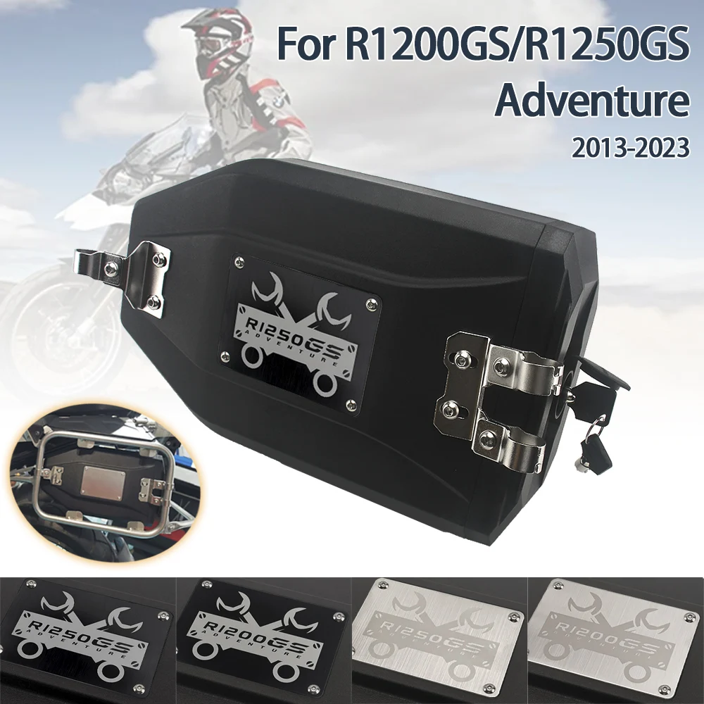 Motorcycle Waterproof Toolbox 4.2 Liters Tool Box Left Side Decorative For BMW R1200GS Tool Box R1250GS Adventuer Accesories
Motorcycle Waterproof Toolbox 4.2 Liters Tool Box Left Side Decorative For BMW R1200GS Tool Box R1250GS Adventuer Accesories