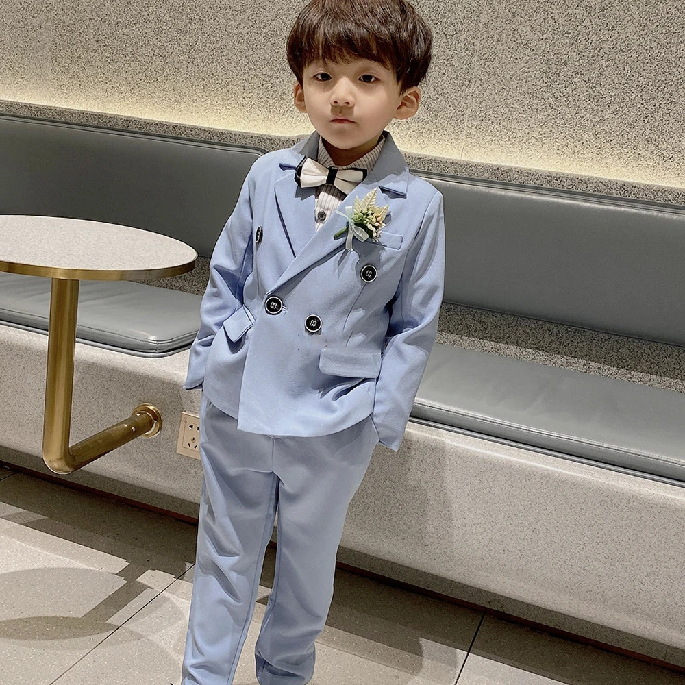 Fashion Kids Clothes 2 Piece Wedding Party Host Children Sets Blazer with Pants Chic Daily Casual Solid Color Boy Suits
Fashion Kids Clothes 2 Piece Wedding Party Host Children Sets Blazer with Pants Chic Daily Casual Solid Color Boy Suits