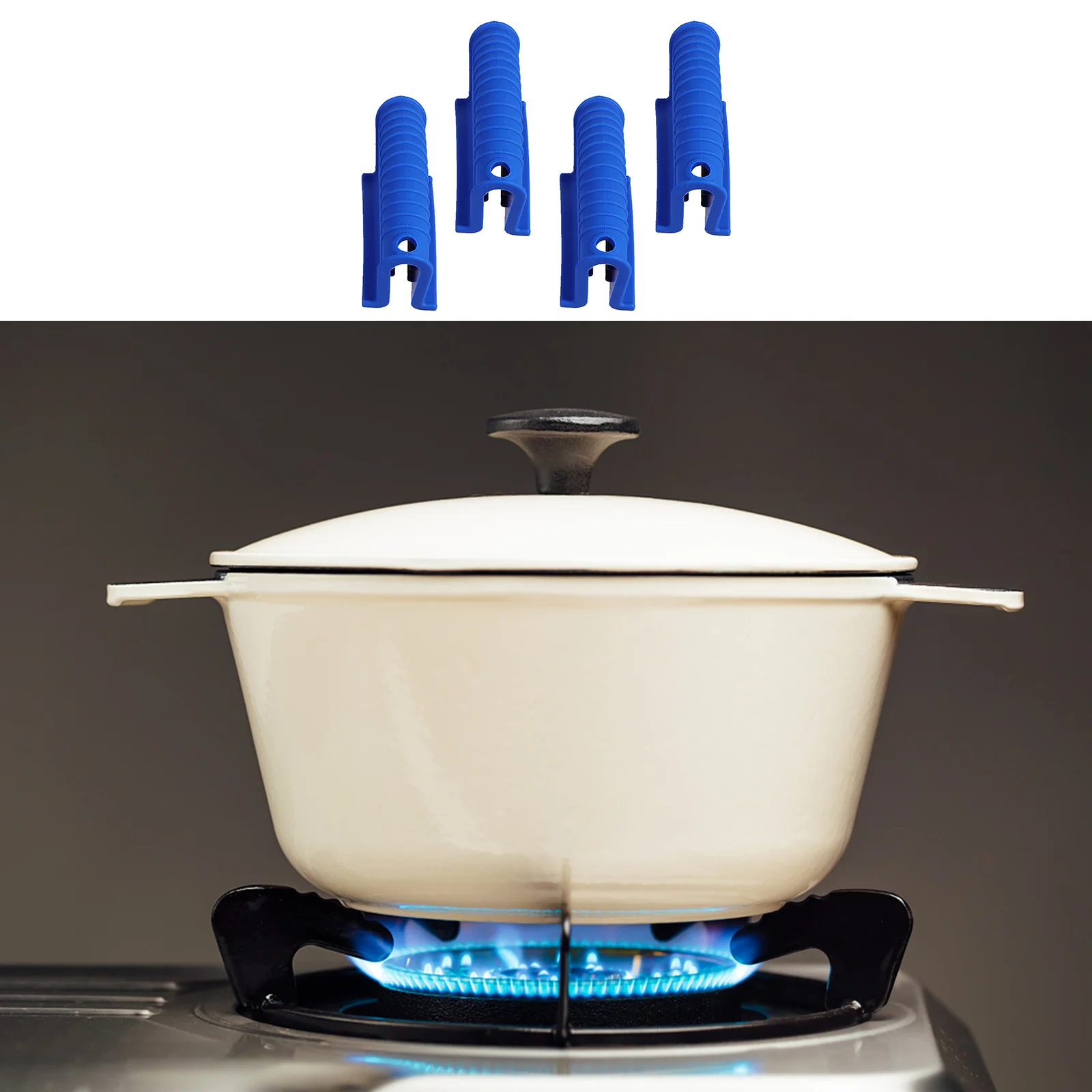 4Pcs Silicone Anti-Scald Pot Handle Sleeves Heat Resistant Pan Side Handle Protection Non-Slip Kitchen Cookware
4Pcs Silicone Anti-Scald Pot Handle Sleeves Heat Resistant Pan Side Handle Protection Non-Slip Kitchen Cookware