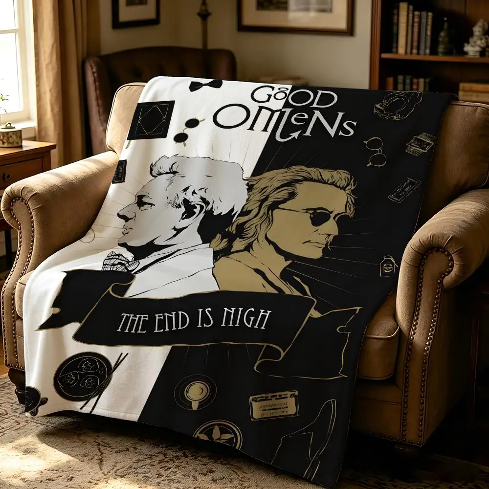 drama G-Good Omens-S Throw Thick Comfort Flannel Quilt, Multi-scene Use Indoor Outdoor Daily Nap
drama G-Good Omens-S Throw Thick Comfort Flannel Quilt, Multi-scene Use Indoor Outdoor Daily Nap