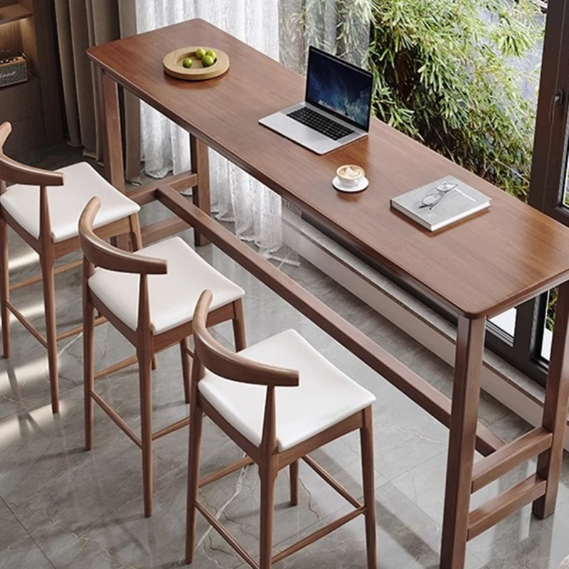 Counter Dining Bar Table Side Coffee Elegant Wood Long Bar Table High Coffee Nordic Mesa Comedor Kitchen Furniture LJ50BT
Counter Dining Bar Table Side Coffee Elegant Wood Long Bar Table High Coffee Nordic Mesa Comedor Kitchen Furniture LJ50BT