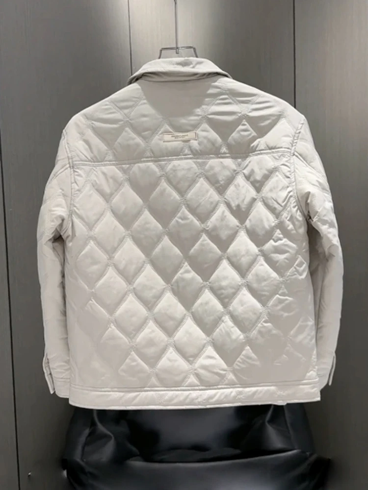 Slim Fit Cotton Jaet for Men Lightweight ort Sle with Big kets Faionable Korean Sle Diamond Pattern Autumn Winte...
Slim Fit Cotton Jaet for Men Lightweight ort Sle with Big kets Faionable Korean Sle Diamond Pattern Autumn Winte...