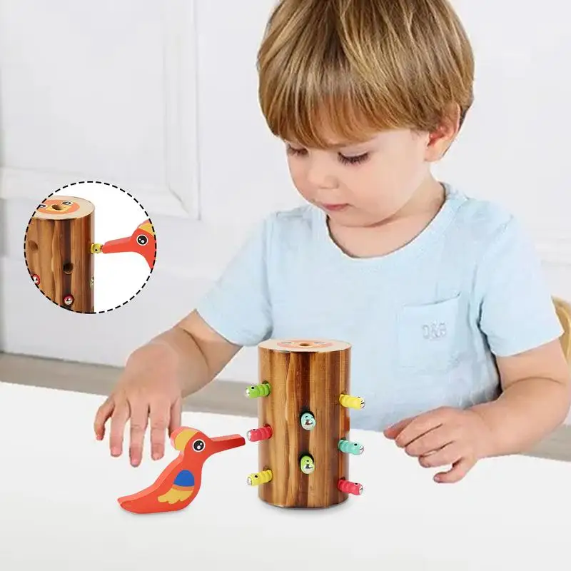 Kids Magnetic Toys Wooden Worm Catching Toy Magnetic Bird Feeding Game Educational Preschool Learning Playset For Daily Use
Kids Magnetic Toys Wooden Worm Catching Toy Magnetic Bird Feeding Game Educational Preschool Learning Playset For Daily Use