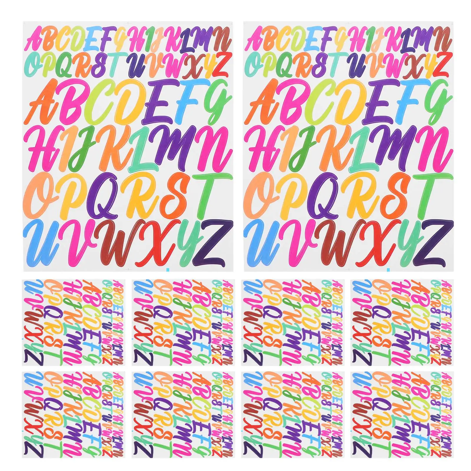 10 Sheets Letter Stickers Case with DIY Water Bottle Iron Pink Letters Alphabet Colorful Iton Large Cursive Abc Fabric
10 Sheets Letter Stickers Case with DIY Water Bottle Iron Pink Letters Alphabet Colorful Iton Large Cursive Abc Fabric