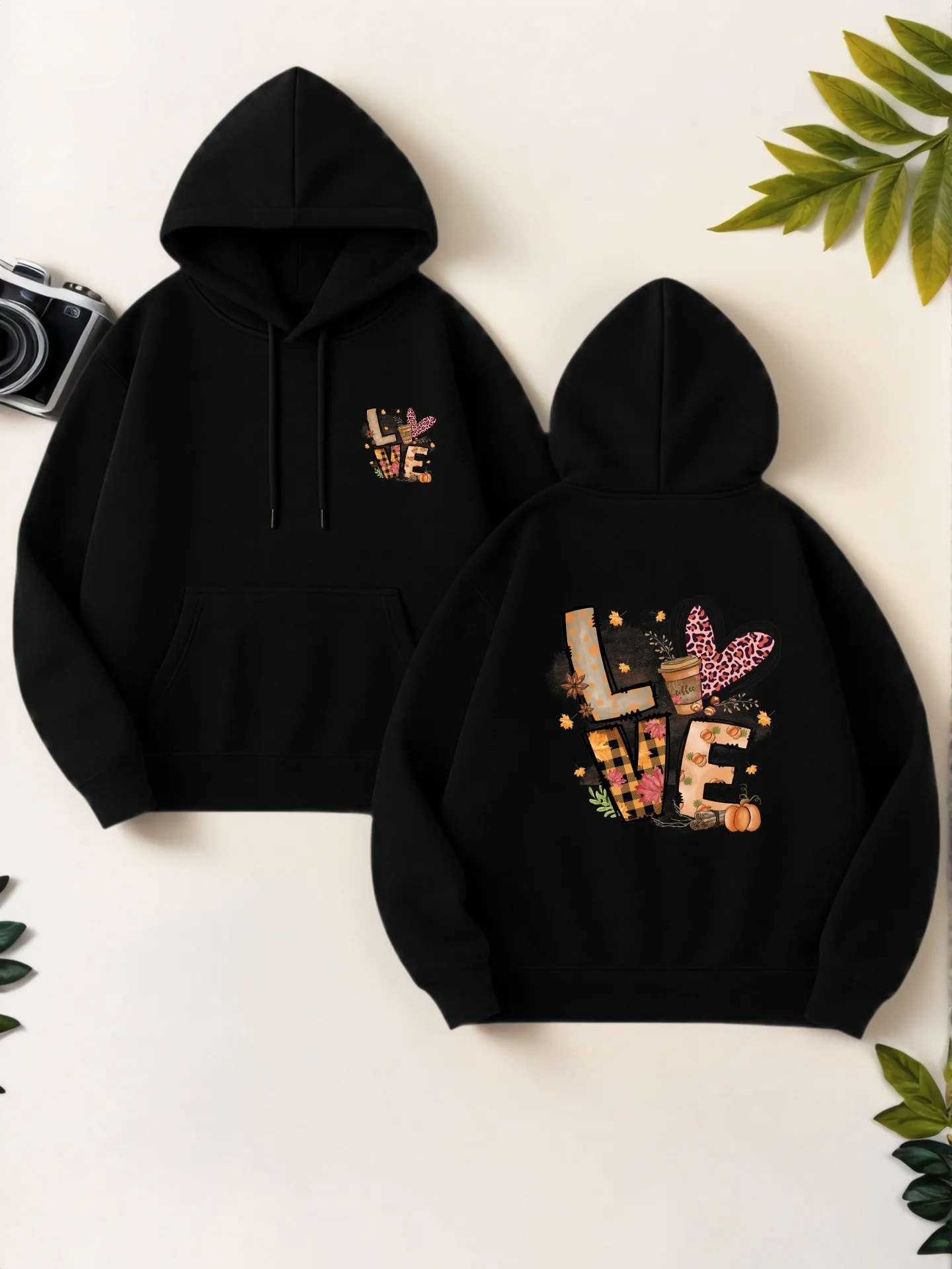 Love - Letter Print Graphic Hoodie, Aesthetic Casual Style, Fleece - Lined, Fall Winter Outfit, For Young Men and Women
Love - Letter Print Graphic Hoodie, Aesthetic Casual Style, Fleece - Lined, Fall Winter Outfit, For Young Men and Women