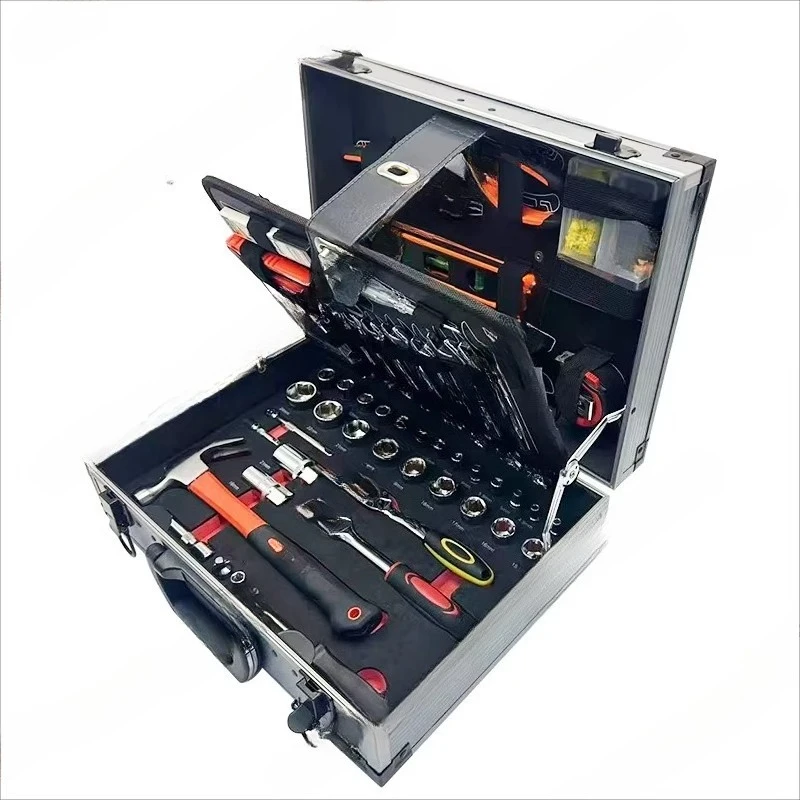 266 Piece Portable Handheld Toolbox Set for Household Maintenance and All-around Combination
266 Piece Portable Handheld Toolbox Set for Household Maintenance and All-around Combination
