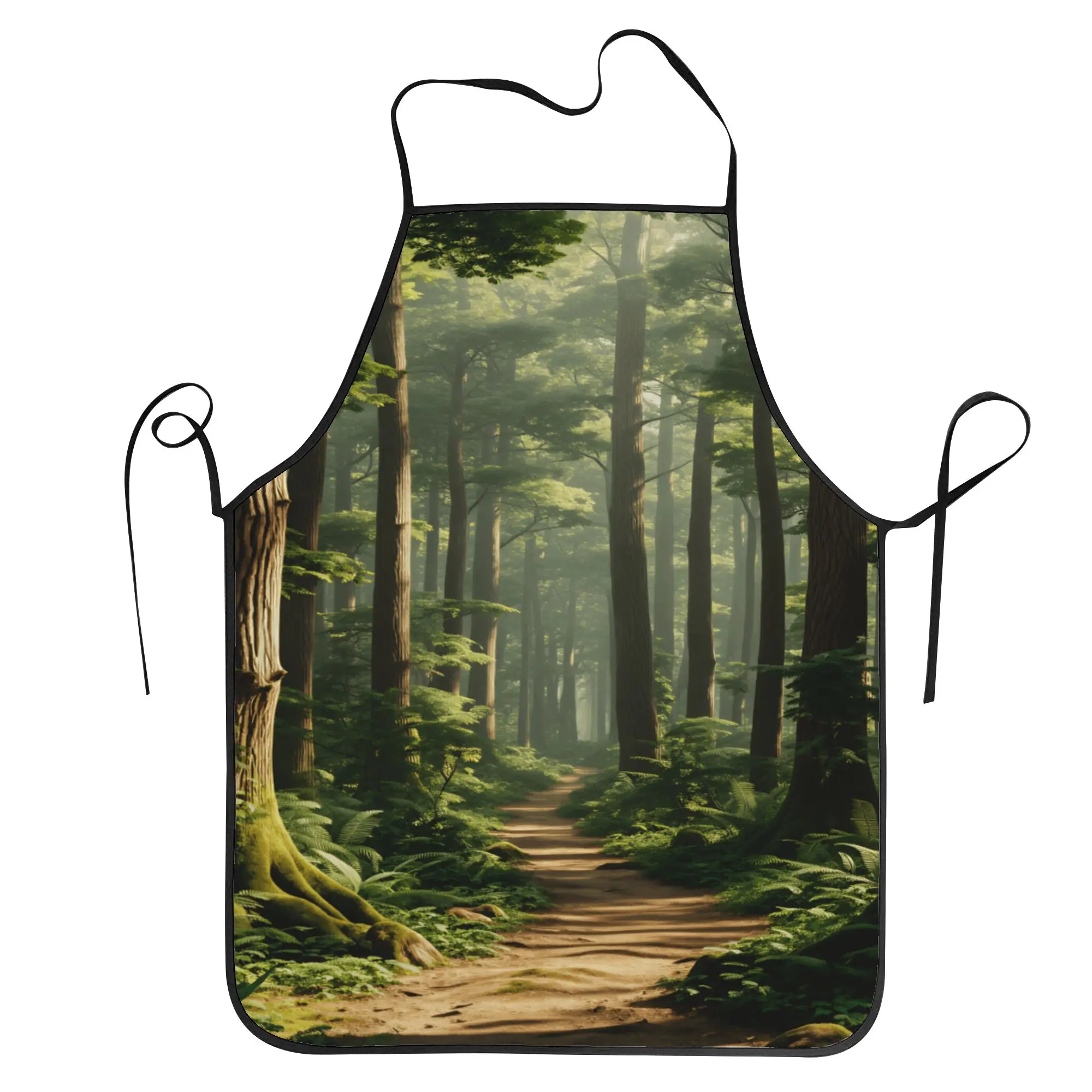 Forest Trail Apron Work Barber Kitchen Accessories Fashion Household Aprons without Pocket
Forest Trail Apron Work Barber Kitchen Accessories Fashion Household Aprons without Pocket