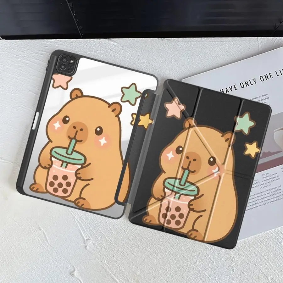 Fashion Capybara Tablet Case For iPad Air 4 5 M3 M2 1 2 M4 11inch Mini 6 7 Pro 11th 10th 9th 8th 7th 12.9inch Pro 2025 Holder
Fashion Capybara Tablet Case For iPad Air 4 5 M3 M2 1 2 M4 11inch Mini 6 7 Pro 11th 10th 9th 8th 7th 12.9inch Pro 2025 Holder