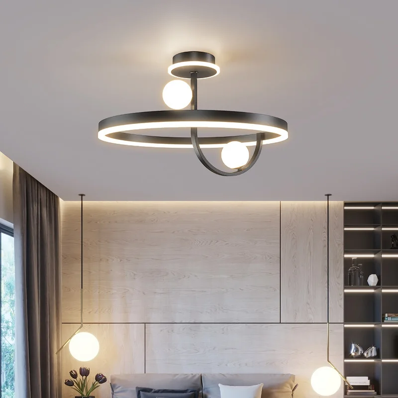 Nordic Bedroom LED Ceiling Light Modern Design Iron Ceiling Lamps For Living Hall Dining Room Luxury Indoor Lighting Fixture
Nordic Bedroom LED Ceiling Light Modern Design Iron Ceiling Lamps For Living Hall Dining Room Luxury Indoor Lighting Fixture