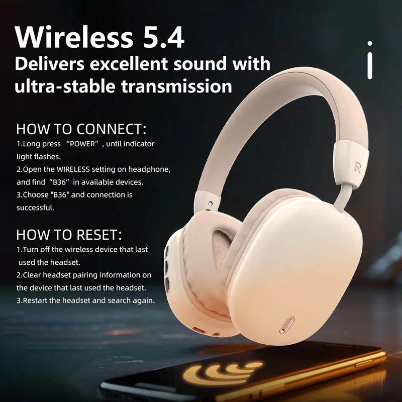 2025 New Head-mounted Wireless Bluetooth Headset, Bluetooth 5.4 Foldable Gaming Headset
2025 New Head-mounted Wireless Bluetooth Headset, Bluetooth 5.4 Foldable Gaming Headset
