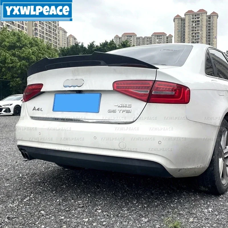 Стильный спойлер для заднего багажника из настоящего углеродного волокна в стиле PSM, комплект аксессуаров для AUDI A4 B8.5 2013-2016 седан
Стильный спойлер для заднего багажника из настоящего углеродного волокна в стиле PSM, комплект аксессуаров для AUDI A4 B8.5 2013-2016 седан