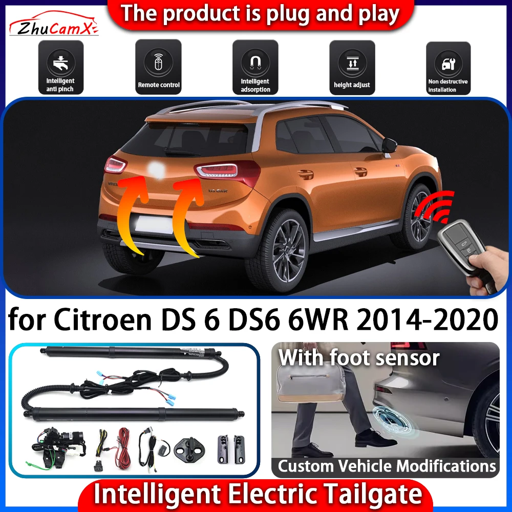 ZhuCamX Smart Powered Tailgate System for Citroen DS 6 DS6 6WR 2014-2020 Automatic Intelligent Electric Trunk Lift Control Kit
ZhuCamX Smart Powered Tailgate System for Citroen DS 6 DS6 6WR 2014-2020 Automatic Intelligent Electric Trunk Lift Control Kit