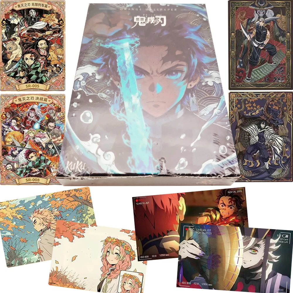 Demon Slayer Collection Card Brick Tomioka Giyuu Kamado Tanjiro Cute Cartoon Exquisite Hobby Anime Rare Cards Boys Girls Gifts
Demon Slayer Collection Card Brick Tomioka Giyuu Kamado Tanjiro Cute Cartoon Exquisite Hobby Anime Rare Cards Boys Girls Gifts