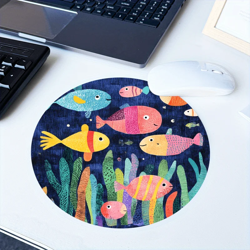 Hand-drawn Ocean Circle small mouse pad desk pad rubber anti-slip edge locking laptop office mat pc accessories gaming mats
Hand-drawn Ocean Circle small mouse pad desk pad rubber anti-slip edge locking laptop office mat pc accessories gaming mats