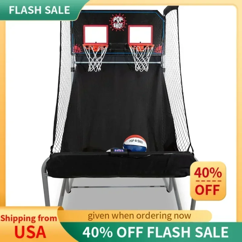 DD2Pop-A-Shot-Home Dual Shot | Аркадный баскетбол Развлечения дома | Инфракрасный датчик подсчета | 16 режимов игры | 7 шариков
DD2Pop-A-Shot-Home Dual Shot | Аркадный баскетбол Развлечения дома | Инфракрасный датчик подсчета | 16 режимов игры | 7 шариков