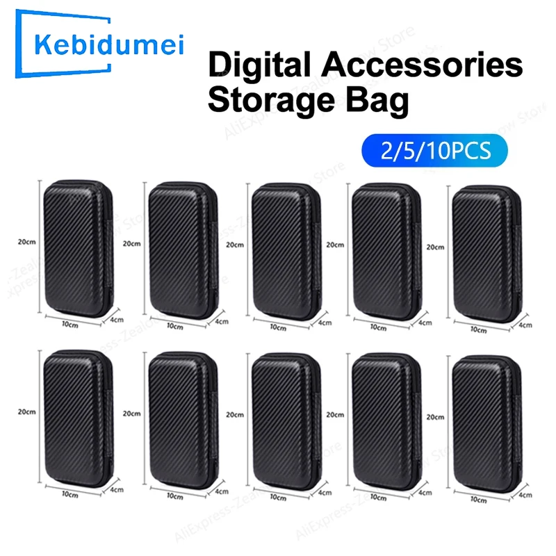  2/5/10 шт. портативные сумки-органайзеры из ЭВА для мобильных жестких дисков, USB-накопителей, кабелей для передачи данных, зарядных устройств для телефонов, защитные чехлы на молнии
2/5/10 шт. портативные сумки-органайзеры из ЭВА для мобильных жестких дисков, USB-накопителей, кабелей для передачи данных, зарядных устройств для телефонов, защитные чехлы на молнии