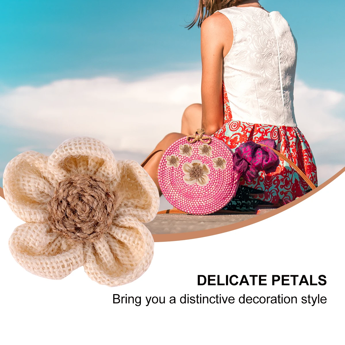 9PCS DIY Linen Flower Decoration Handwork Garment Accessories Flower Wedding Party Festival Decoration for DIY Craft (Assorted C
9PCS DIY Linen Flower Decoration Handwork Garment Accessories Flower Wedding Party Festival Decoration for DIY Craft (Assorted C