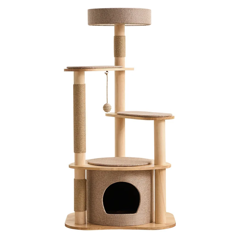 &c Multifunctional Space-Saving All-in-One Cat Climbing Frame Nest Scratch Resistant Solid Wood Construction Wear-Resistant Cat
&c Multifunctional Space-Saving All-in-One Cat Climbing Frame Nest Scratch Resistant Solid Wood Construction Wear-Resistant Cat
