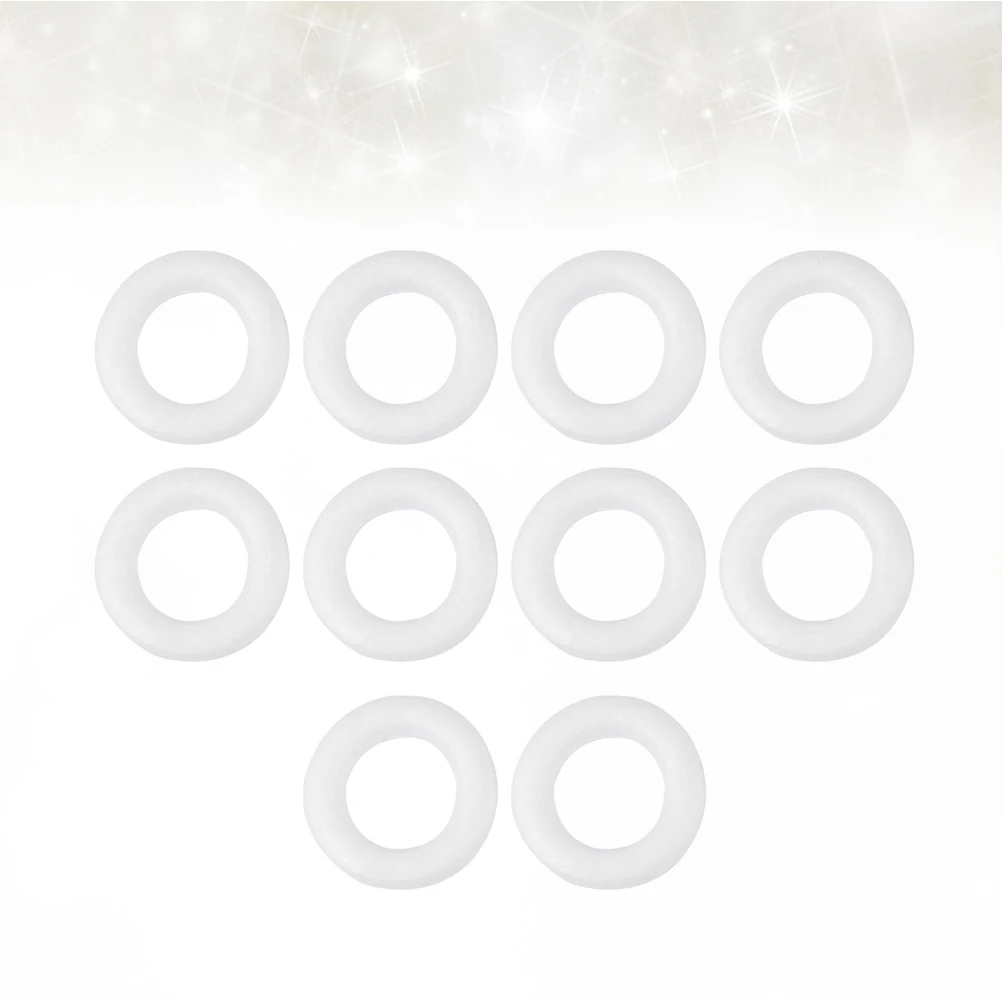 10 Pcs DIY Foam Donut Rings Craft Circle Ornaments Mini Christmas Wreaths Party Decorations Kids Activities
10 Pcs DIY Foam Donut Rings Craft Circle Ornaments Mini Christmas Wreaths Party Decorations Kids Activities
