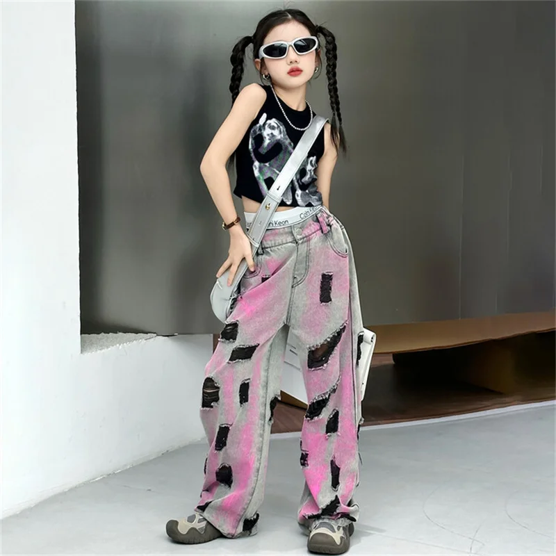 Girls' summer pants 2024 new children's fashion fashion little girl jeans casual wear big children
Girls' summer pants 2024 new children's fashion fashion little girl jeans casual wear big children