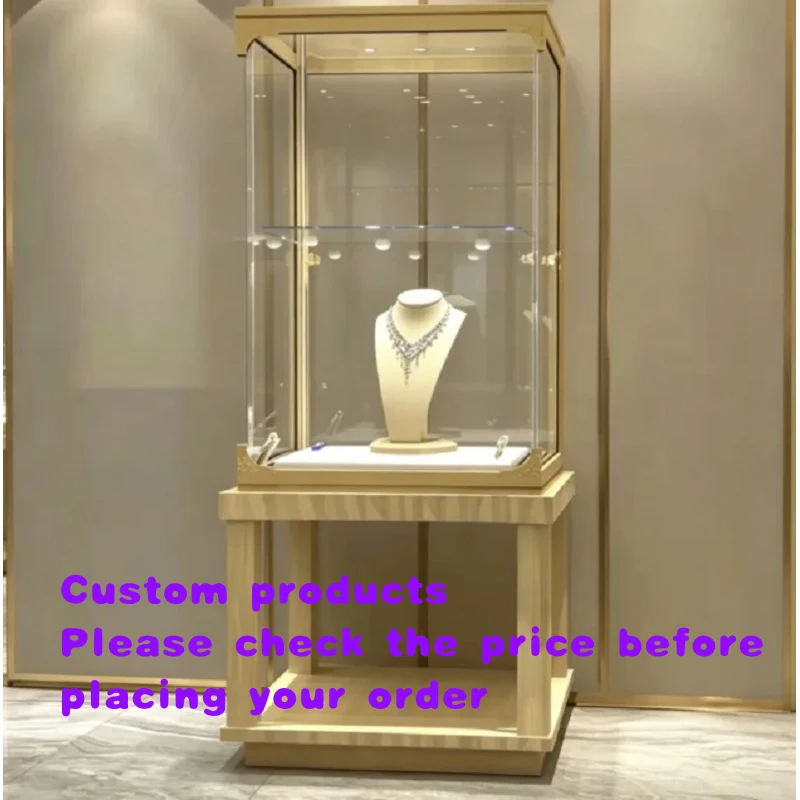 custom.Luxury Natural Wood & Frame Jewelry Display, Freestanding Glass Showcase
custom.Luxury Natural Wood & Frame Jewelry Display, Freestanding Glass Showcase