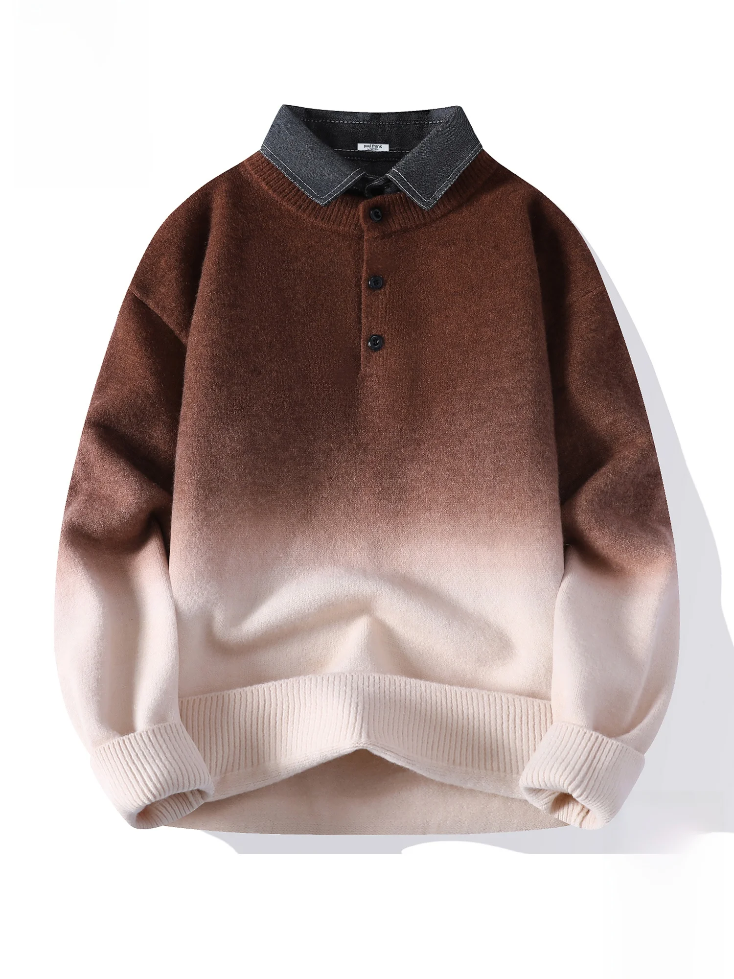 PaulFrank Lazy Sle Men's Long Sve Knitted Sweater Autumn Casual Loose Fit Warm Collar irt Sle Knitwear for Youth
PaulFrank Lazy Sle Men's Long Sve Knitted Sweater Autumn Casual Loose Fit Warm Collar irt Sle Knitwear for Youth