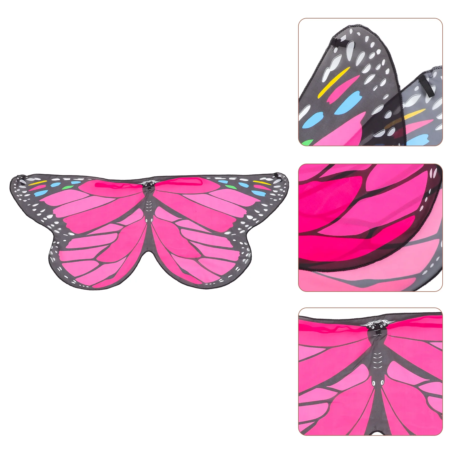 Butterfly Cloak Decorations Dress up Cape Kids Wings Fairy Shawl Halloween Prop Role-playing Chiffon for Child
Butterfly Cloak Decorations Dress up Cape Kids Wings Fairy Shawl Halloween Prop Role-playing Chiffon for Child