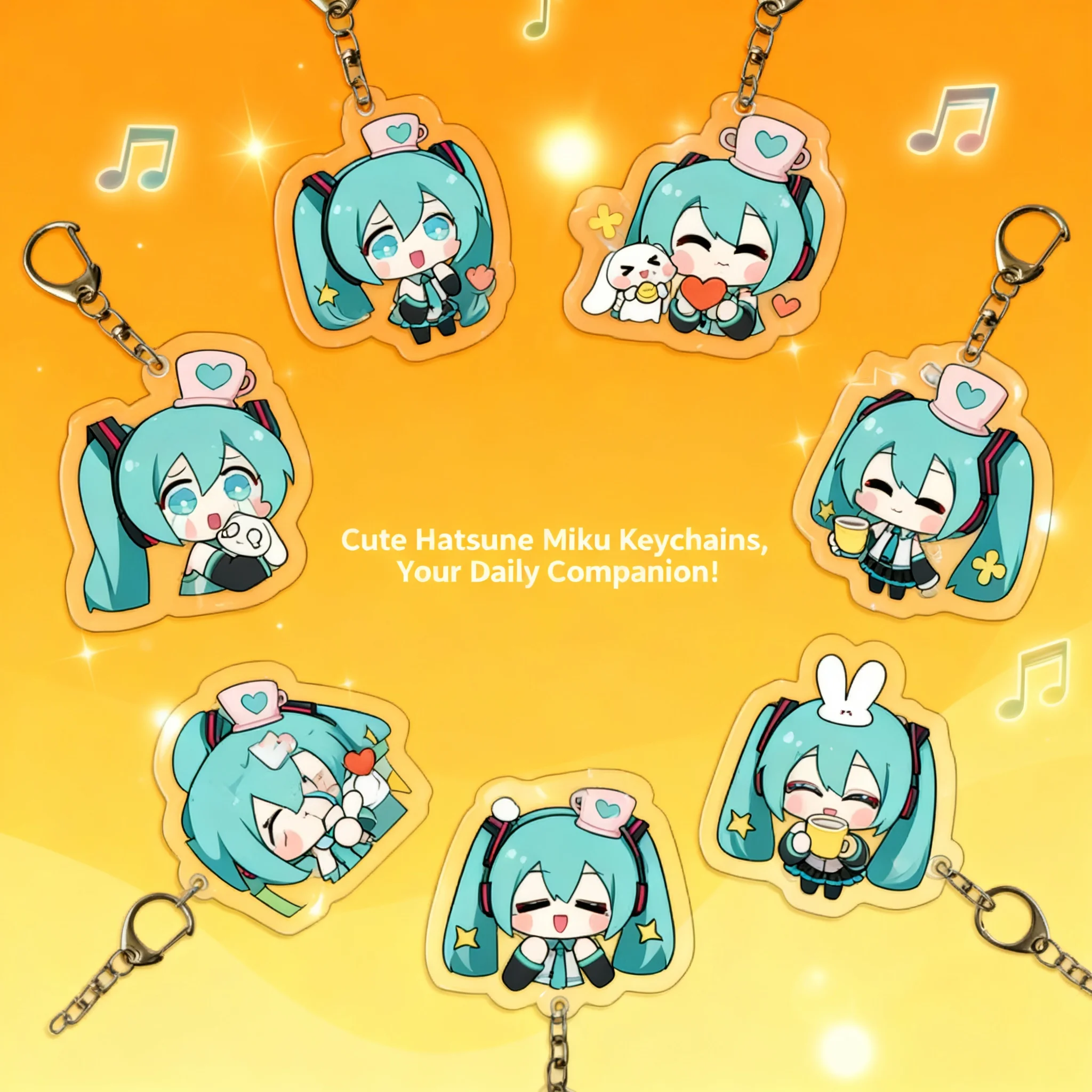 Hatsune Miku Acrylic Keychain Cute Anime Keychain Creative Girl Keychain Lovely Keychain Anime Accessories High Value Keychain
Hatsune Miku Acrylic Keychain Cute Anime Keychain Creative Girl Keychain Lovely Keychain Anime Accessories High Value Keychain