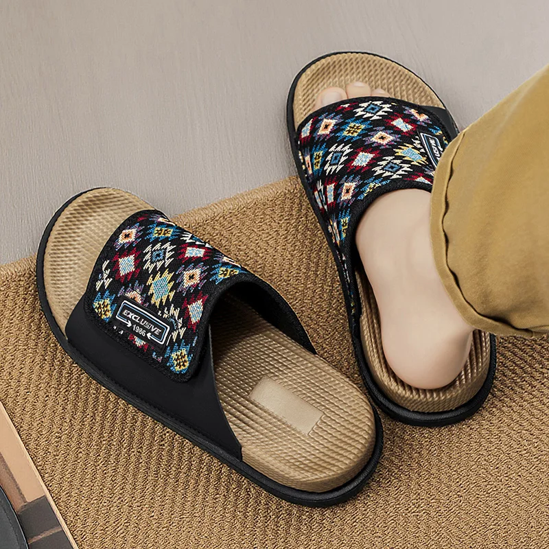 Men's Birkenstyle Summer 2026 Indoor Home Anti-slip Woven Slippers Outdoor Sports Beach Sandals Comfortable Breathable Slip-On
Men's Birkenstyle Summer 2026 Indoor Home Anti-slip Woven Slippers Outdoor Sports Beach Sandals Comfortable Breathable Slip-On