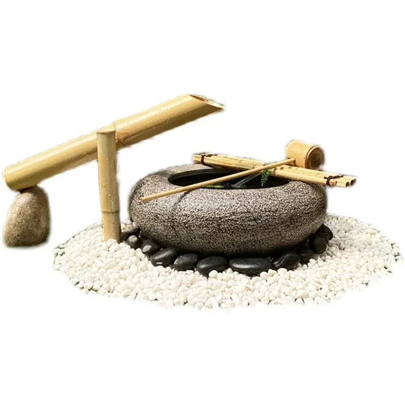 Garden flowing stone bowl trough dry landscape bamboo dripping garden balcony water bowl landscaping ornament
Garden flowing stone bowl trough dry landscape bamboo dripping garden balcony water bowl landscaping ornament