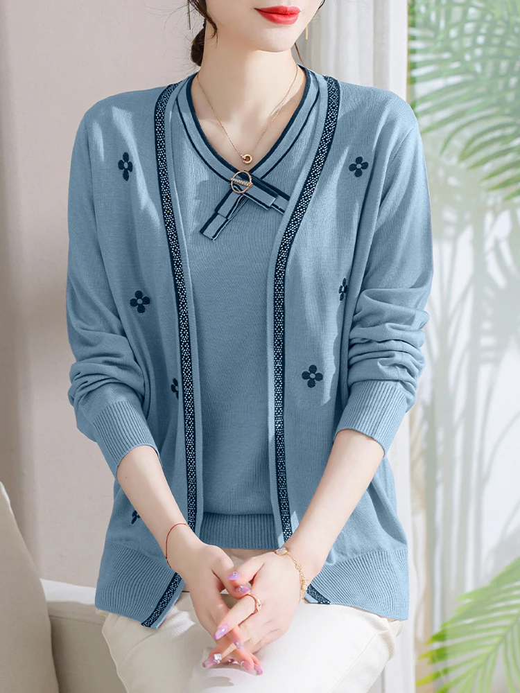 Faionable Knitted Mommy Set Spring Autumn Sle Women's Base Layer Top Polyester Fiber Loose Fit round Ne Single Piece
Faionable Knitted Mommy Set Spring Autumn Sle Women's Base Layer Top Polyester Fiber Loose Fit round Ne Single Piece