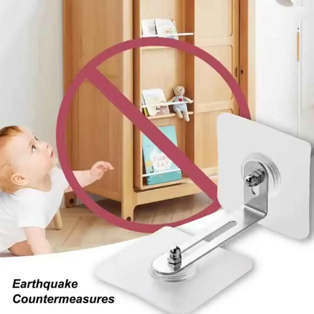 vvocci safety lock Cabinet fixing anti-toppling retainer non-punchable Furniture TV bookshelf Shoe cabinet wardrobe Child safety
vvocci safety lock Cabinet fixing anti-toppling retainer non-punchable Furniture TV bookshelf Shoe cabinet wardrobe Child safety
