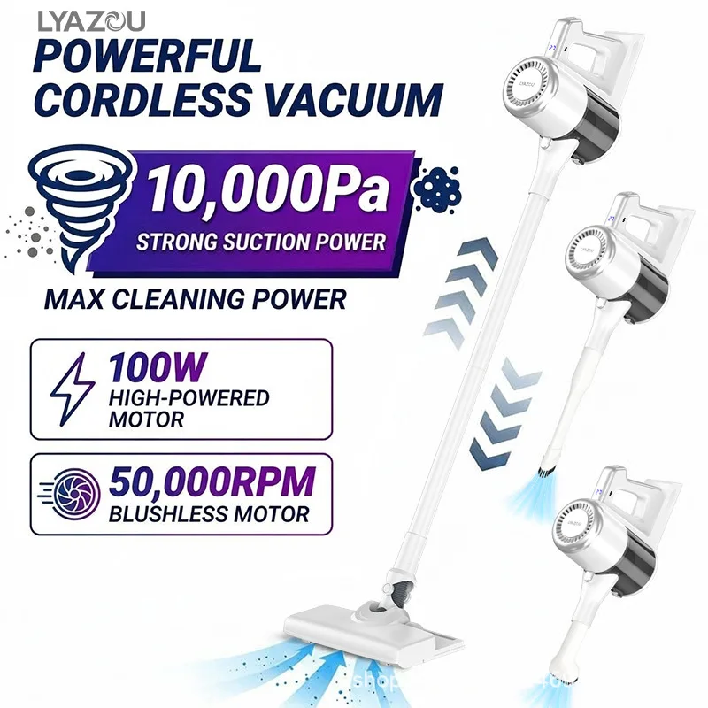 New Cross border 4 in 1 Handheld Vacuum Cleaner High Speed Motor Vacuums Mops Cleans Floors Carpets and Debris
New Cross border 4 in 1 Handheld Vacuum Cleaner High Speed Motor Vacuums Mops Cleans Floors Carpets and Debris
