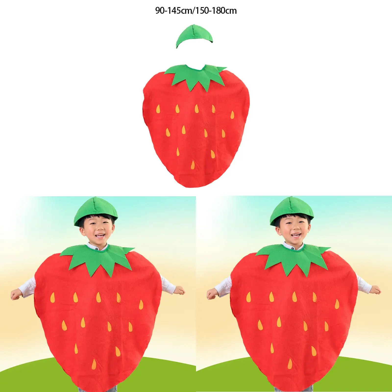 Костюм клубники для сценических выступлений и ролевых игр
Костюм клубники для сценических выступлений и ролевых игр