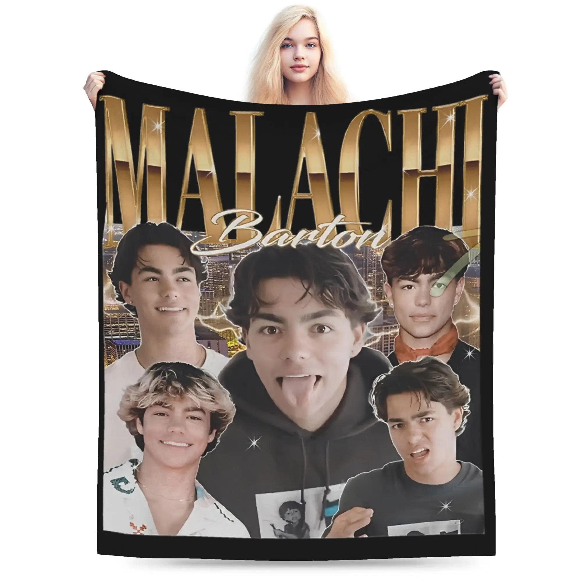 Malachi Barton Actor Blanket Flannel Textile Decor Portable Ultra-Soft Throw Blanket for Bedding Outdoor Rug Piece
Malachi Barton Actor Blanket Flannel Textile Decor Portable Ultra-Soft Throw Blanket for Bedding Outdoor Rug Piece