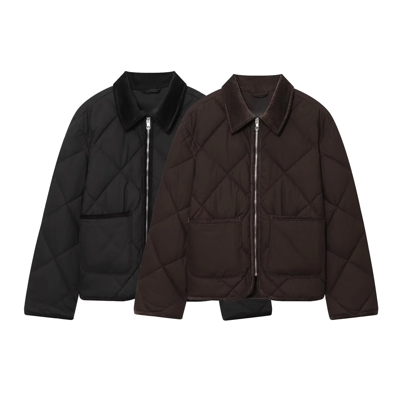 2025 осенняя новая женская свободная повседневная стеганая куртка в стиле ретро с лацканами и длинными рукавами, карманами и украшением
2025 осенняя новая женская свободная повседневная стеганая куртка в стиле ретро с лацканами и длинными рукавами, карманами и украшением