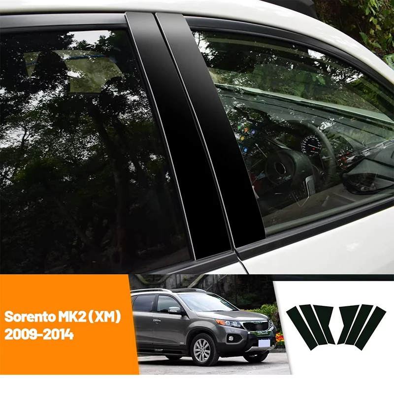 For Kia Sorento XM 2009-2014 2010 2011 2012 2013 Black Carbon Fiber Doors and Windows B C Pillars Column Decorative Stickers
For Kia Sorento XM 2009-2014 2010 2011 2012 2013 Black Carbon Fiber Doors and Windows B C Pillars Column Decorative Stickers