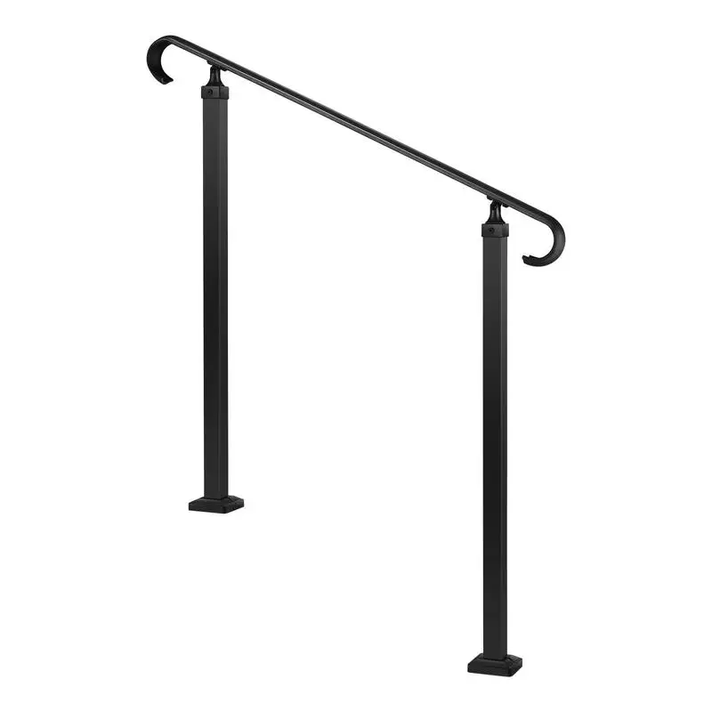 Handrails for Outdoor Steps, 2-3 Step Adjustable Height, Carbon Steel Transitional Handrail with Installation Kit, Exterior Hand Railing for Steps, Concrete or Wooden Stairs, Porch, Matte Black
Handrails for Outdoor Steps, 2-3 Step Adjustable Height, Carbon Steel Transitional Handrail with Installation Kit, Exterior Hand Railing for Steps, Concrete or Wooden Stairs, Porch, Matte Black
